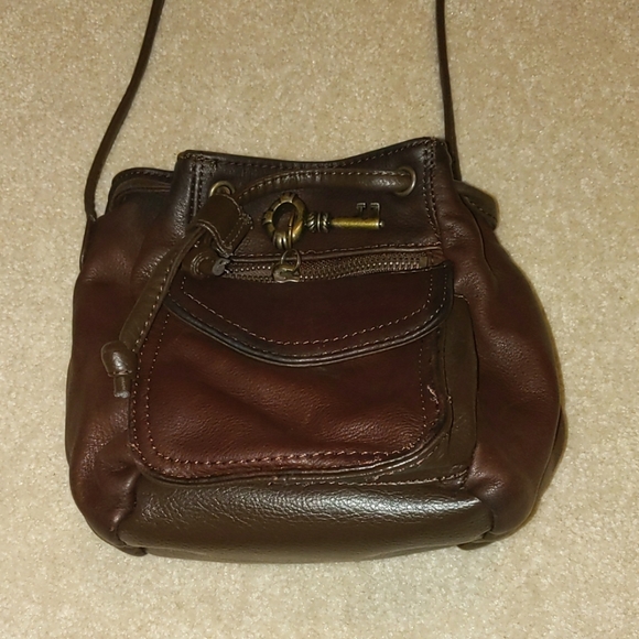 Brown mini shoulder purse - Picture 2 of 8